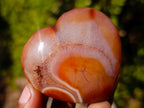 Polished Carnelian Agate Gemstone Hearts x 15 From Madagascar - Toprock Gemstones and Minerals 