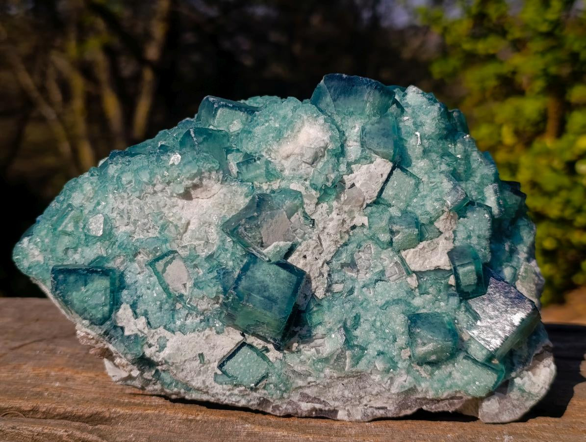 Natural Large Green Cubic Fluorite Specimen x 1 From Mandrosonoro, Madagascar - Toprock Gemstones and Minerals 
