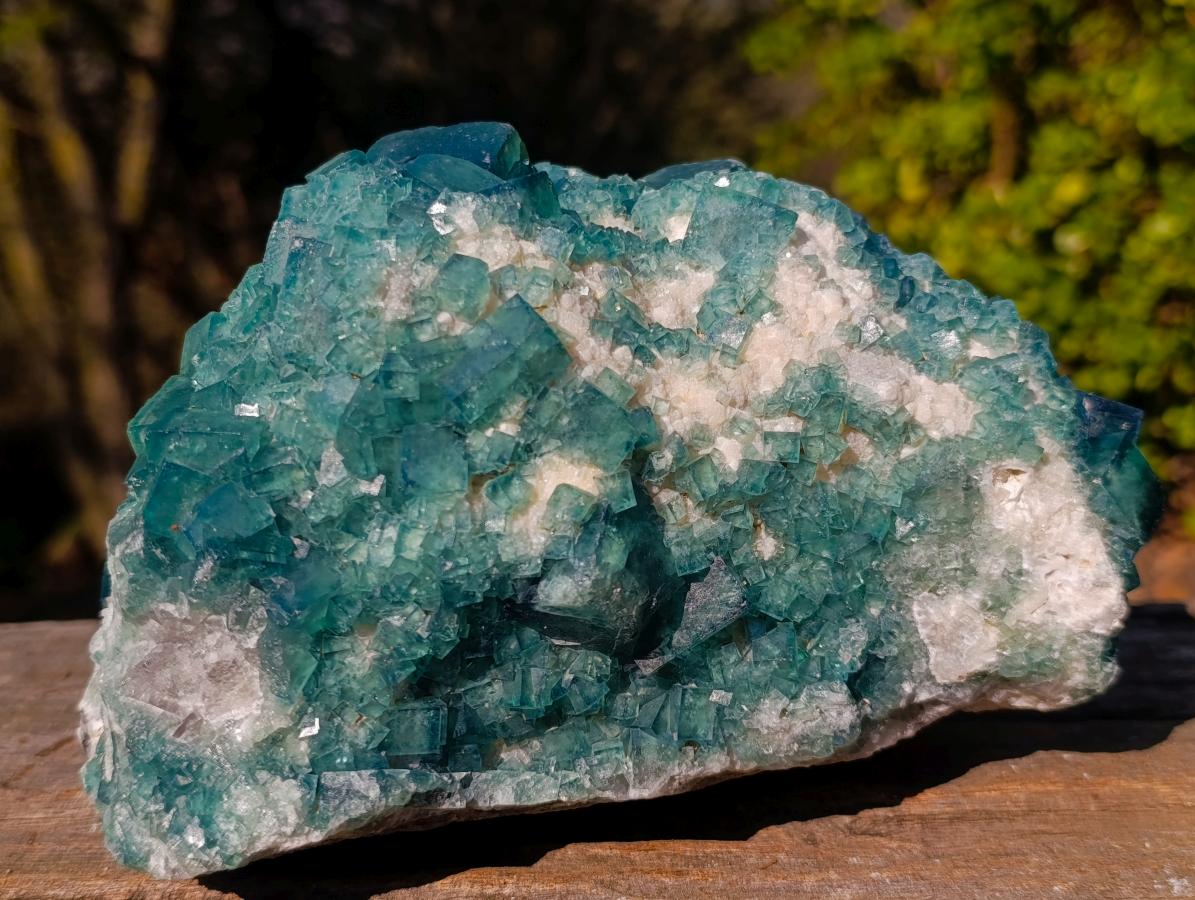 Natural Large Green Cubic Fluorite Specimen x 1 From Mandrosonoro, Madagascar - Toprock Gemstones and Minerals 