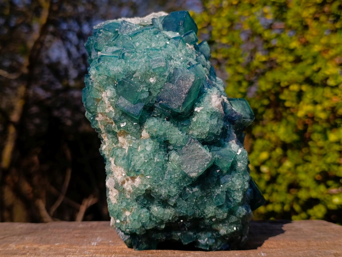 Natural Large Green Cubic Fluorite Specimen x 1 From Mandrosonoro, Madagascar - Toprock Gemstones and Minerals 