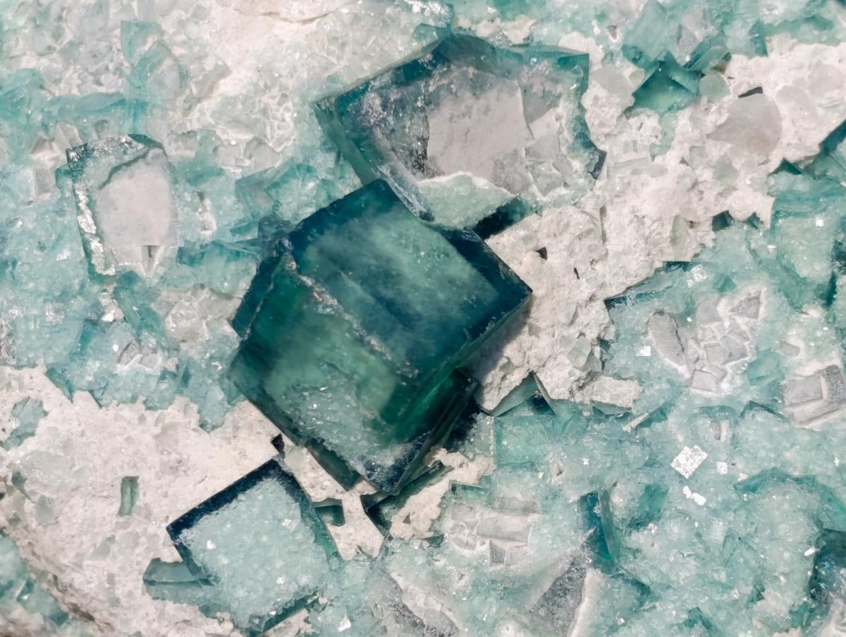 Natural Large Green Cubic Fluorite Specimen x 1 From Mandrosonoro, Madagascar - Toprock Gemstones and Minerals 