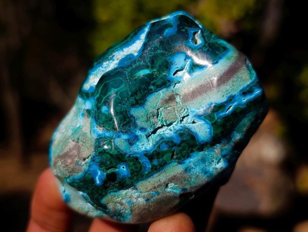Polished Malacolla Free Forms x 6 From Kulukuluku, Congo - Toprock Gemstones and Minerals 