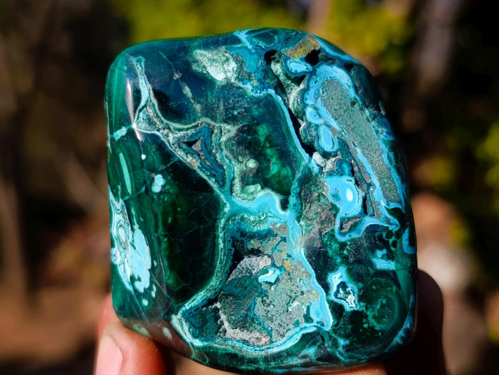 Polished Malacolla Free Forms x 6 From Kulukuluku, Congo - Toprock Gemstones and Minerals 