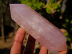 Polished Double Terminated Gemmy Rose Quartz Crystals x 6 From Madagascar - Toprock Gemstones and Minerals 