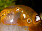 Polished Lemur Island Agate Crystalline Hearts x 3 From Nosy Varika, Madagascar - Toprock Gemstones and Minerals 