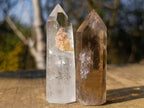 Polished Quartz Crystals with Inclusions x 12 From Madagascar - Toprock Gemstones and Minerals 
