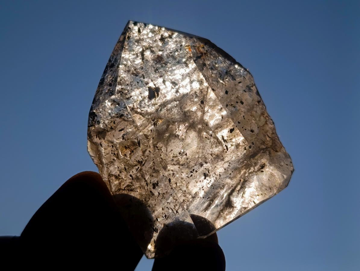 Polished Quartz Crystals with Inclusions x 12 From Madagascar - Toprock Gemstones and Minerals 