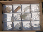 Polished Quartz Crystals with Inclusions x 12 From Madagascar - Toprock Gemstones and Minerals 