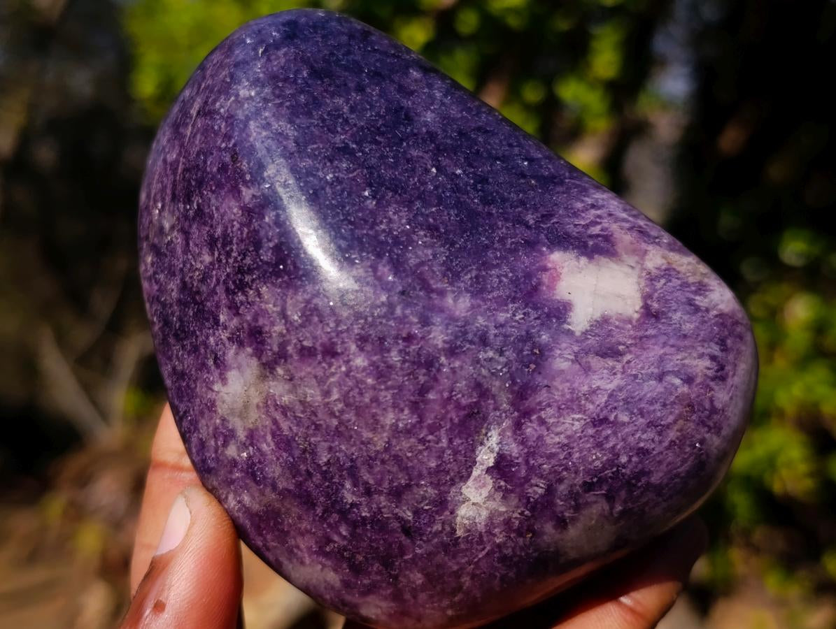 Polished Lepidolite Free Forms x 6 From Zimbabwe - Toprock Gemstones and Minerals 