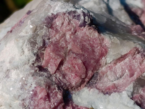 Natural Pink Rubellite Tourmaline Specimens x 2 From Karibib, Namibia - Toprock Gemstones and Minerals 
