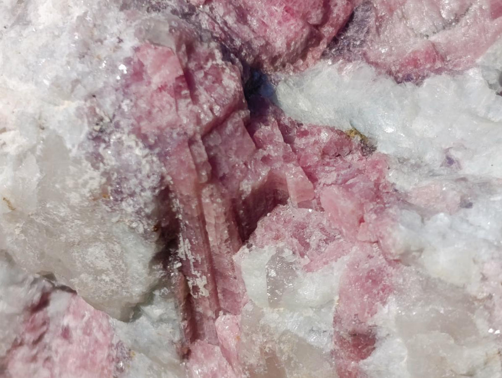 Natural Pink Rubellite Tourmaline Specimens x 2 From Karibib, Namibia - Toprock Gemstones and Minerals 