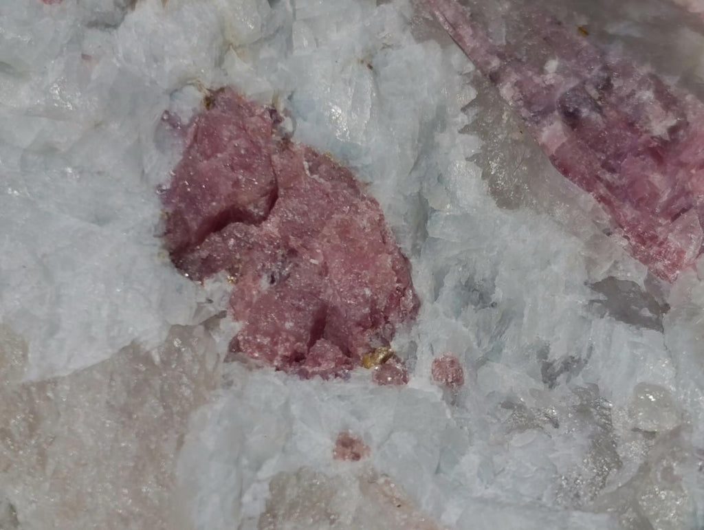 Natural Pink Rubellite Tourmaline Specimens x 2 From Karibib, Namibia - Toprock Gemstones and Minerals 