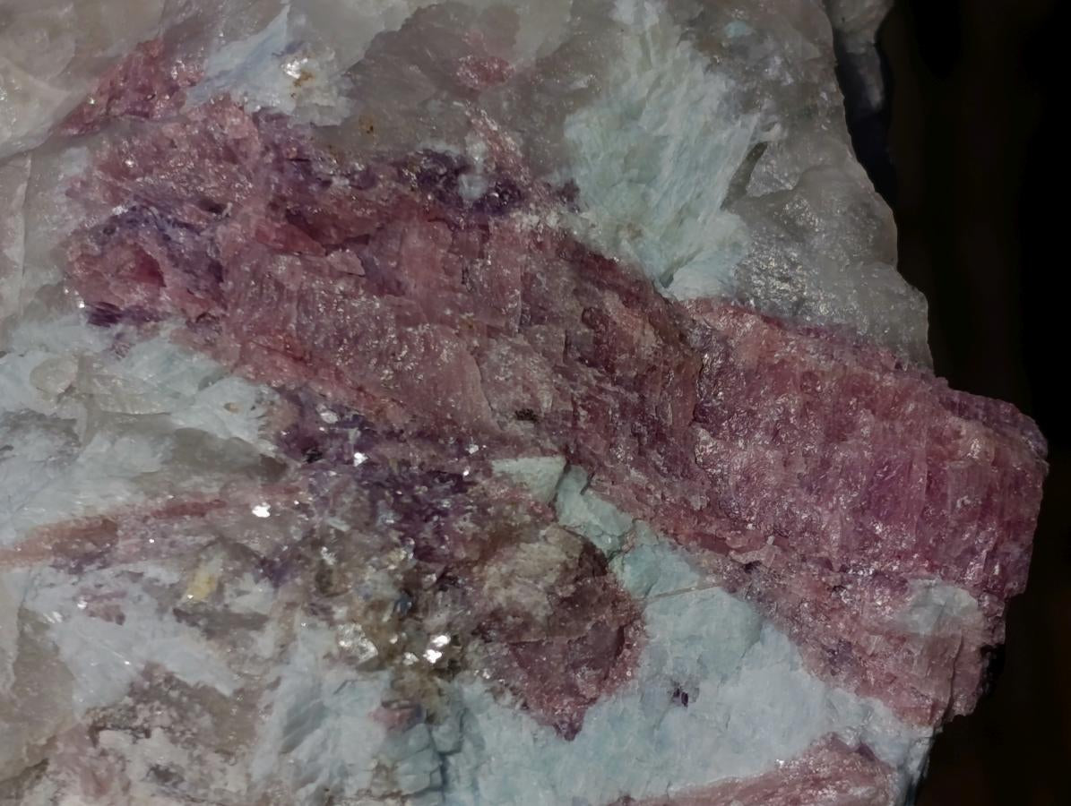 Natural Pink Rubellite Tourmaline Specimens x 2 From Karibib, Namibia - Toprock Gemstones and Minerals 