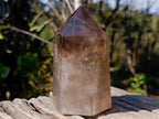 Polished Smokey Quartz Display Crystals x 3 From Madagascar - Toprock Gemstones and Minerals 