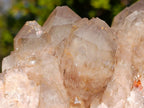 Natural Cascading White Phantom Smokey Luena Quartz Clusters x 2 From Luena, Congo - Toprock Gemstones and Minerals 