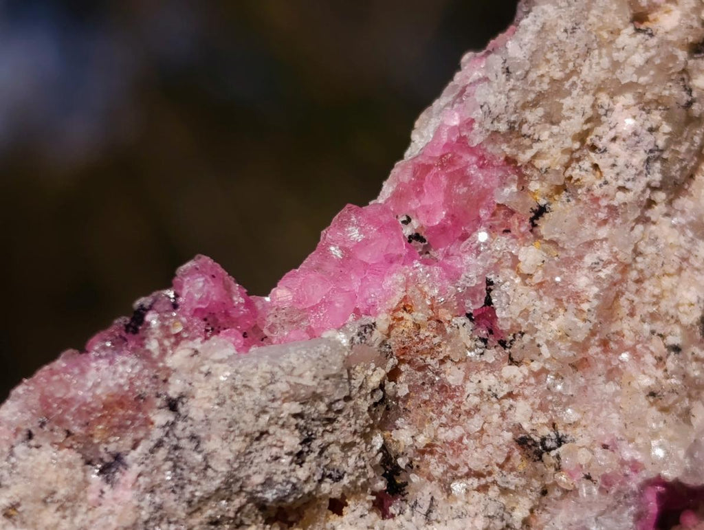 Natural Spherocobaltite Specimens x 6 From Musonoi Mine, Congo - Toprock Gemstones and Minerals 