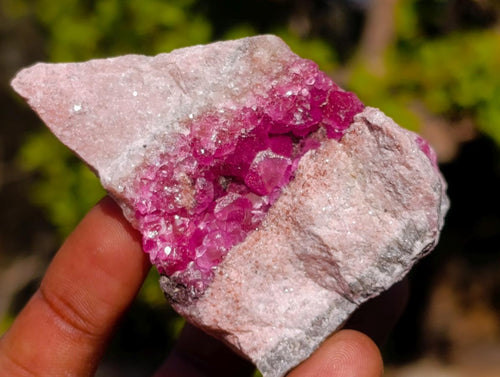Natural Spherocobaltite Specimens x 6 From Musonoi Mine, Congo - Toprock Gemstones and Minerals 