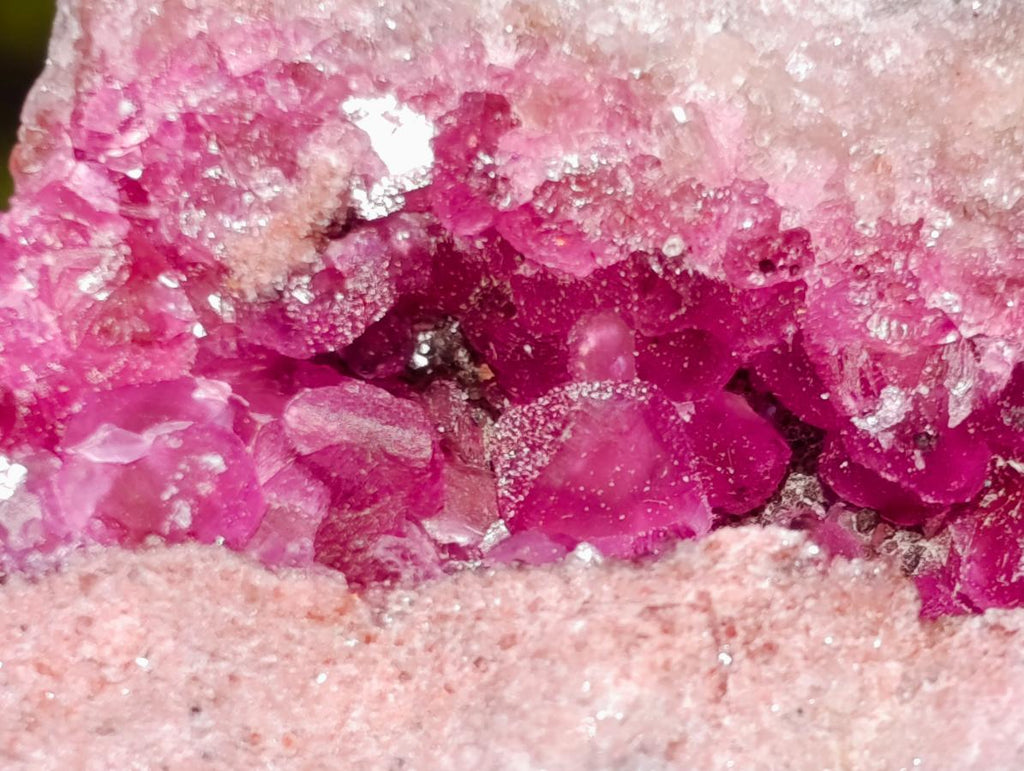 Natural Spherocobaltite Specimens x 6 From Musonoi Mine, Congo - Toprock Gemstones and Minerals 