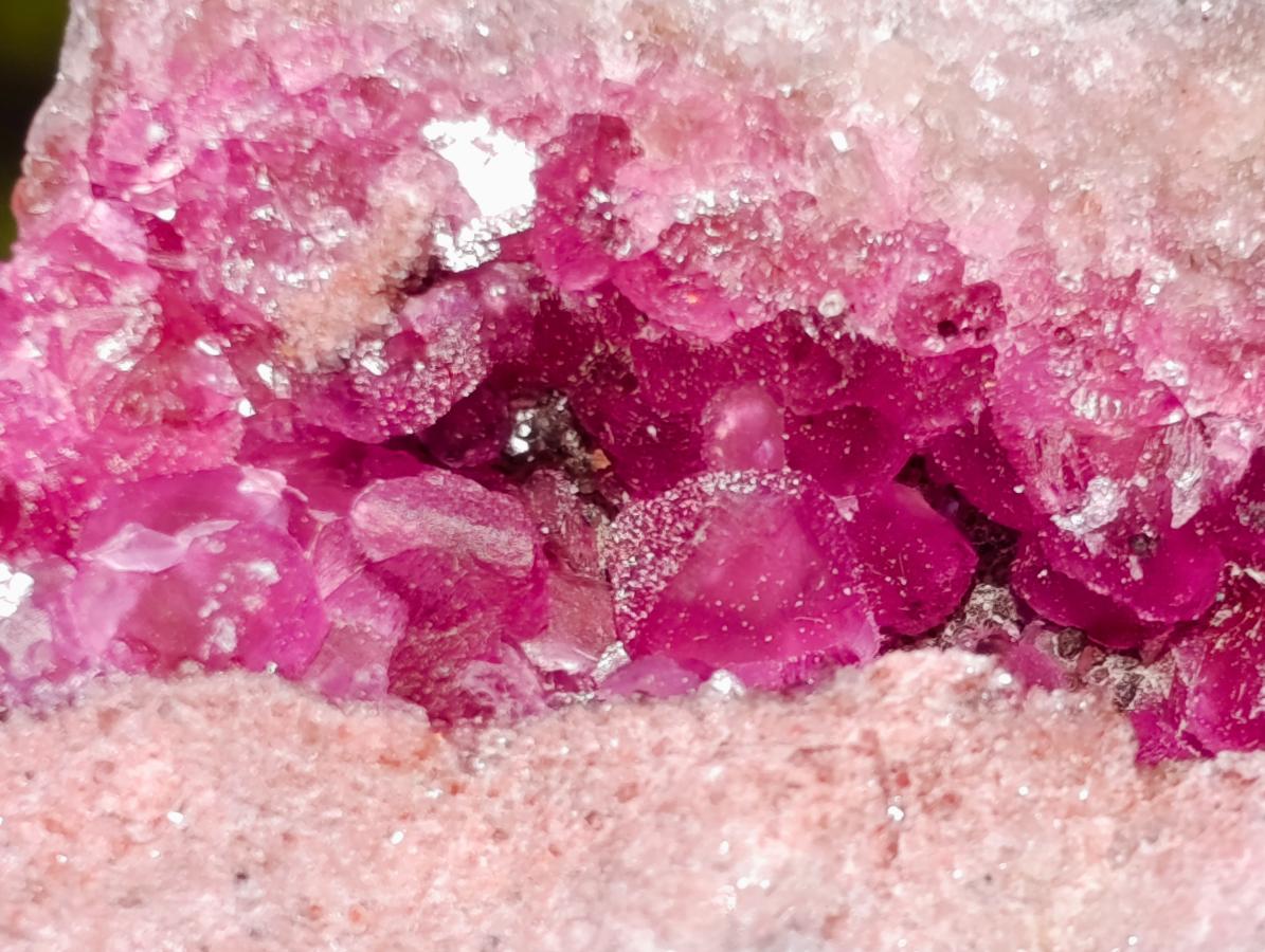 Natural Spherocobaltite Specimens x 6 From Musonoi Mine, Congo - Toprock Gemstones and Minerals 