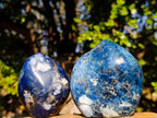 Polished Dumortierite Standing Display Pieces x 6 From Madagascar - Toprock Gemstones and Minerals 