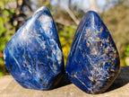 Polished Dumortierite Standing Display Pieces x 6 From Madagascar - Toprock Gemstones and Minerals 