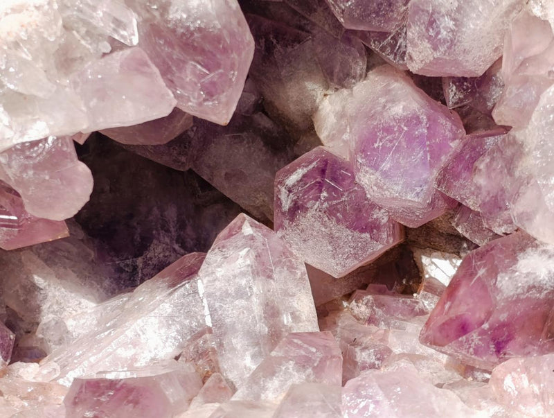 Natural XL Jacaranda Amethyst Crystal Cluster x 1 From Mumbwa, Zambia - Toprock Gemstones and Minerals 