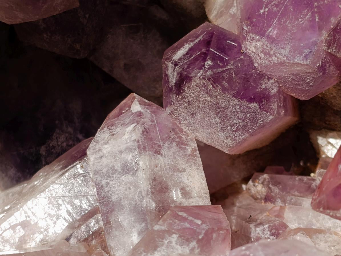 Natural XL Jacaranda Amethyst Crystal Cluster x 1 From Mumbwa, Zambia - Toprock Gemstones and Minerals 