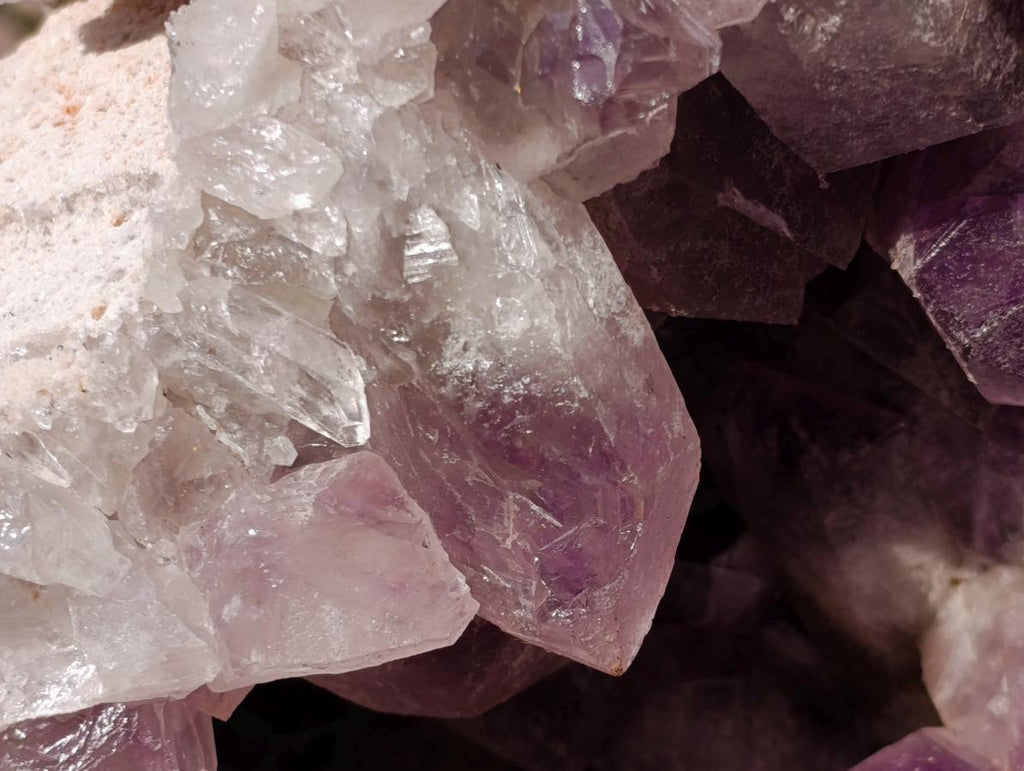 Natural XL Jacaranda Amethyst Crystal Cluster x 1 From Mumbwa, Zambia - Toprock Gemstones and Minerals 