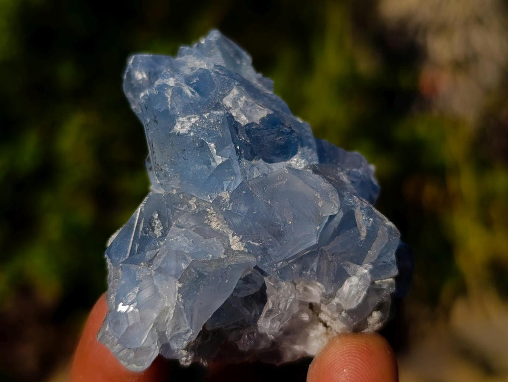 Natural Blue Celestite Specimens x 38 From Sakoany, Madagascar - Toprock Gemstones and Minerals 