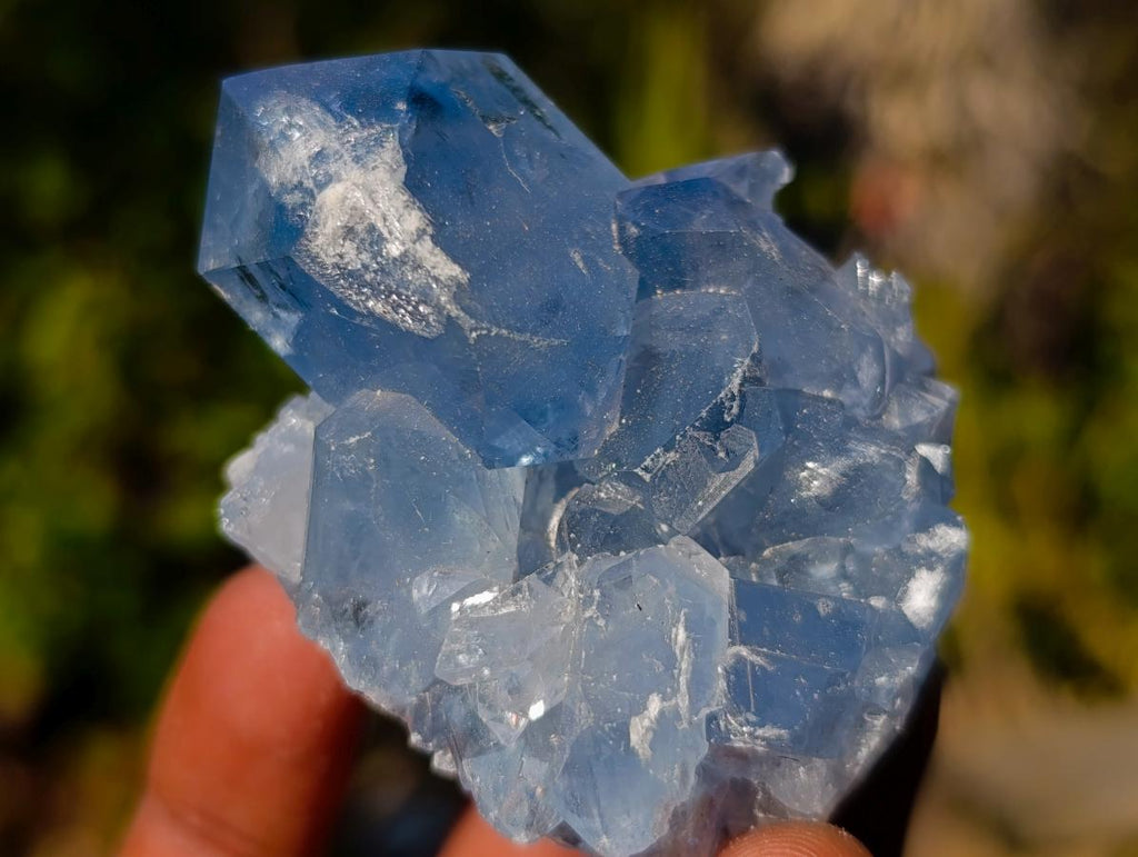Natural Blue Celestite Specimens x 38 From Sakoany, Madagascar - Toprock Gemstones and Minerals 
