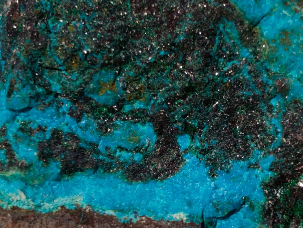 Natural Cobbed Shattuckite Specimens with Cuprite and Malachite x 5 From Kaokoveld, Namibia - Toprock Gemstones and Minerals 