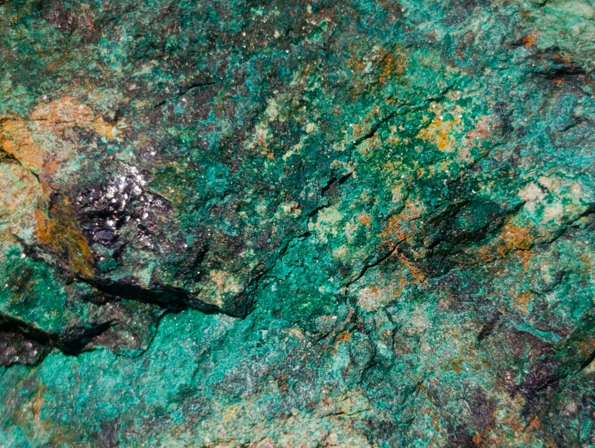 Natural Cobbed Shattuckite Specimens with Cuprite and Malachite x 5 From Kaokoveld, Namibia - Toprock Gemstones and Minerals 