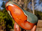 Polished Polychrome Jasper Standing Display Pieces x 3 From NW Coast, Madagascar - Toprock Gemstones and Minerals 
