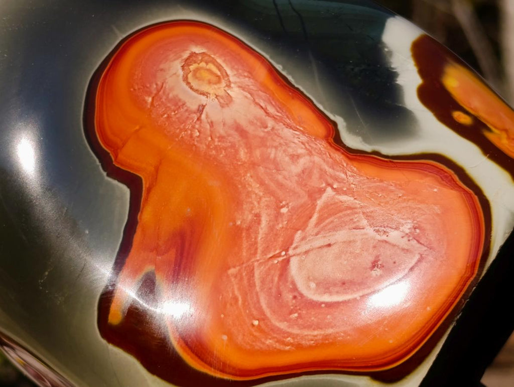 Polished Polychrome Jasper Standing Display Pieces x 3 From NW Coast, Madagascar - Toprock Gemstones and Minerals 