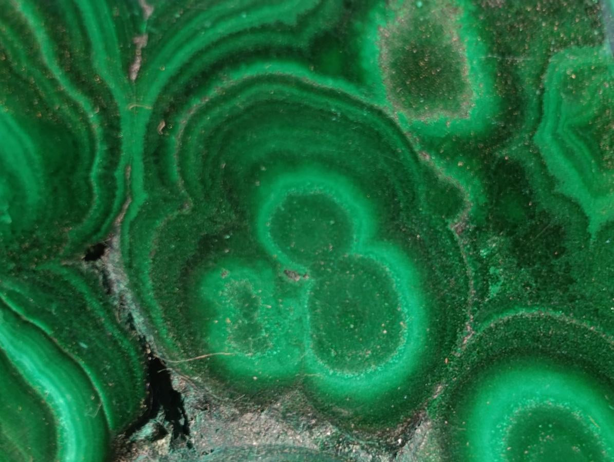 Polished Flower Banded Malachite Free Forms x 12 From Congo - Toprock Gemstones and Minerals 