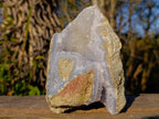 Natural Large Blue Lace Agate Geode Specimens x 2 From Nsanje, Malawi - Toprock Gemstones and Minerals 
