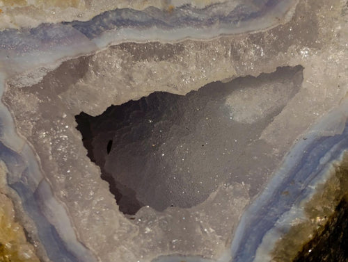 Natural Large Blue Lace Agate Geode Specimens x 2 From Nsanje, Malawi - Toprock Gemstones and Minerals 