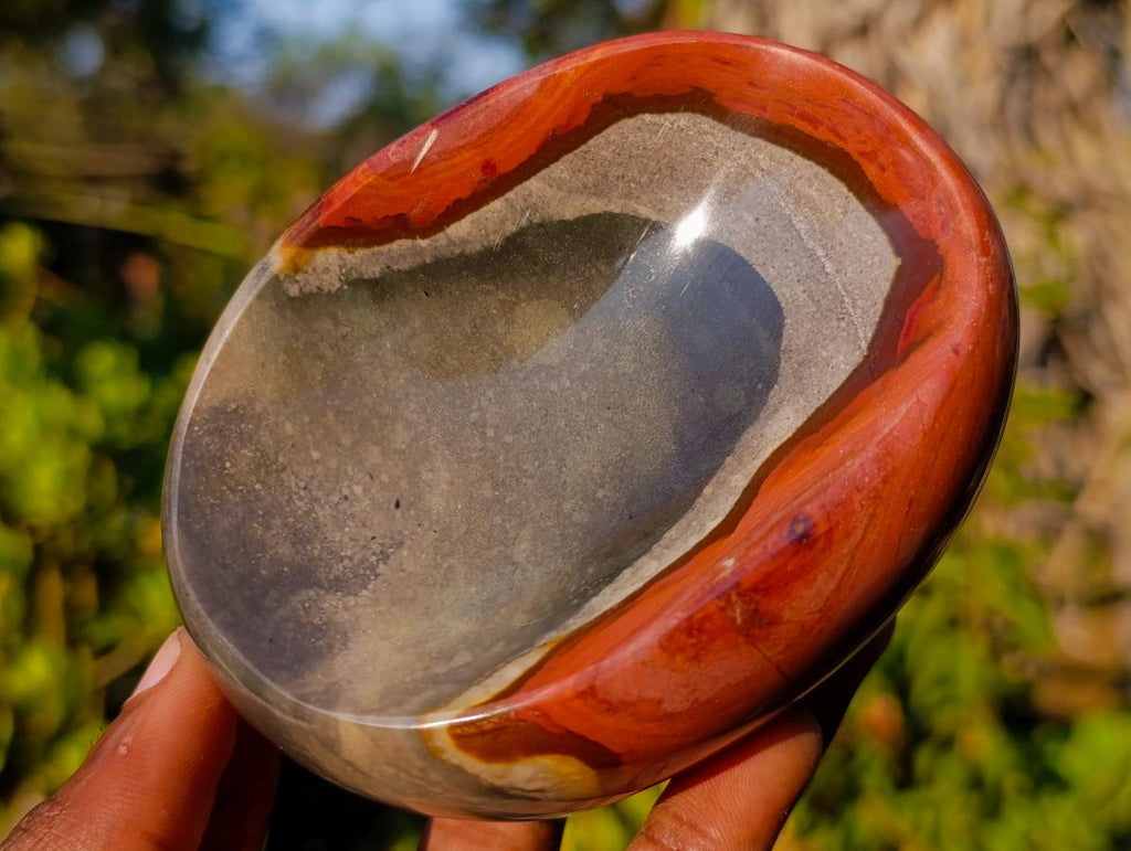 Polished Polychrome Jasper Bowls x 3 From NW Coast, Madagascar - Toprock Gemstones and Minerals 