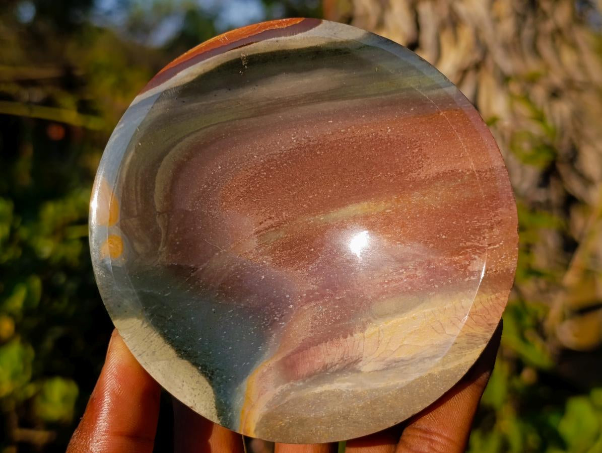Polished Polychrome Jasper Bowls x 3 From NW Coast, Madagascar - Toprock Gemstones and Minerals 