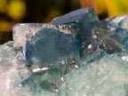 Natural Green Cubic Fluorite Specimens x 6 From Mandrosonoro, Madagascar - Toprock Gemstones and Minerals 