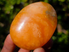 Polished Orange Twist Calcite Galets x 24 From Maevantanana, Madagascar - Toprock Gemstones and Minerals 