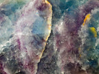 Polished Watermelon Fluorite Standing Display Pieces x 2 From Uis, Namibia - Toprock Gemstones and Minerals 
