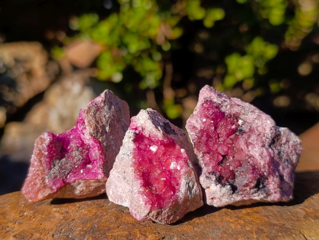 Natural Spherocobaltite Specimens x 12 From Musonoi Mine, Congo - Toprock Gemstones and Minerals 