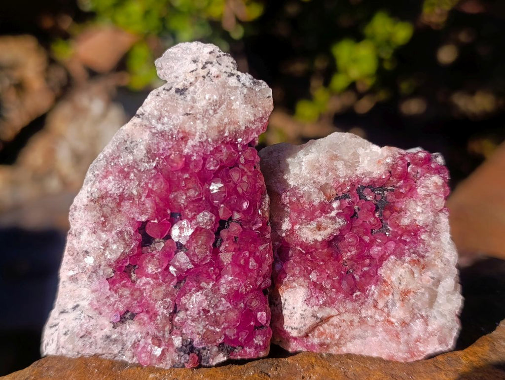 Natural Spherocobaltite Specimens x 12 From Musonoi Mine, Congo - Toprock Gemstones and Minerals 