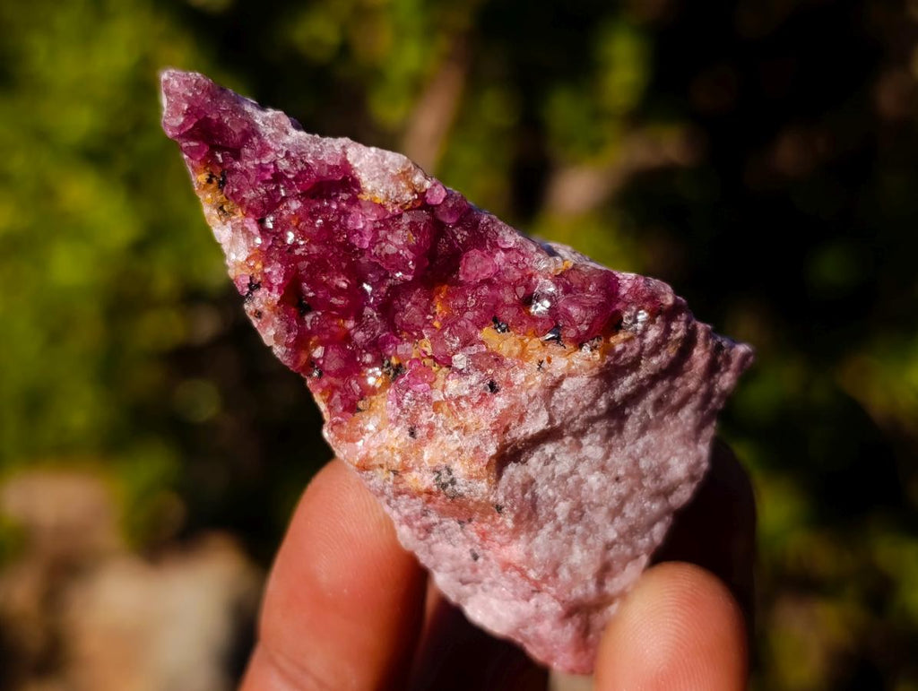 Natural Spherocobaltite Specimens x 12 From Musonoi Mine, Congo - Toprock Gemstones and Minerals 