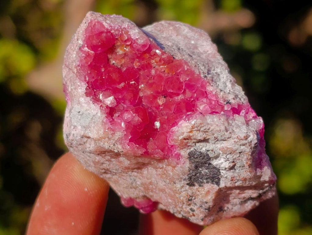 Natural Spherocobaltite Specimens x 12 From Musonoi Mine, Congo - Toprock Gemstones and Minerals 