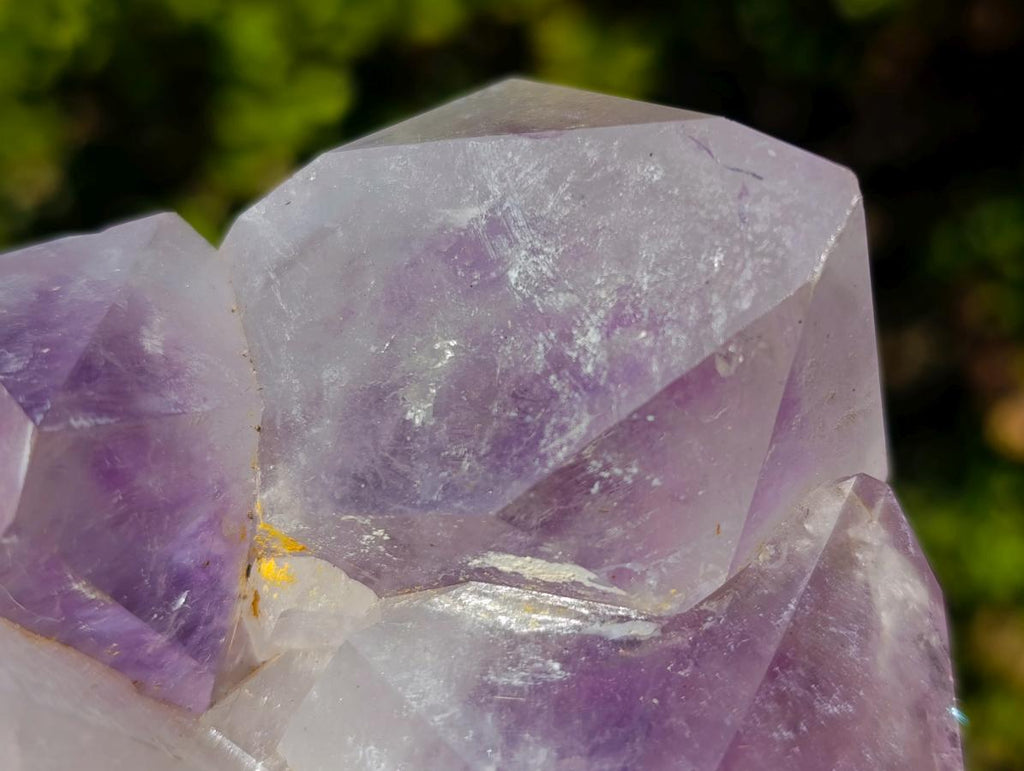 Natural Large Jacaranda Amethyst Crystal Clusters x 2 From Mumbwa, Zambia - Toprock Gemstones and Minerals 