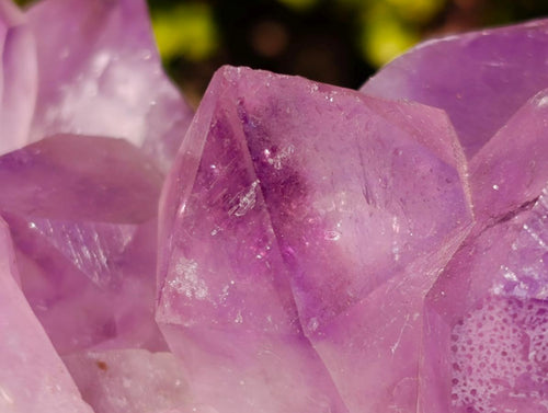 Natural Large Jacaranda Amethyst Crystal Clusters x 2 From Mumbwa, Zambia - Toprock Gemstones and Minerals 