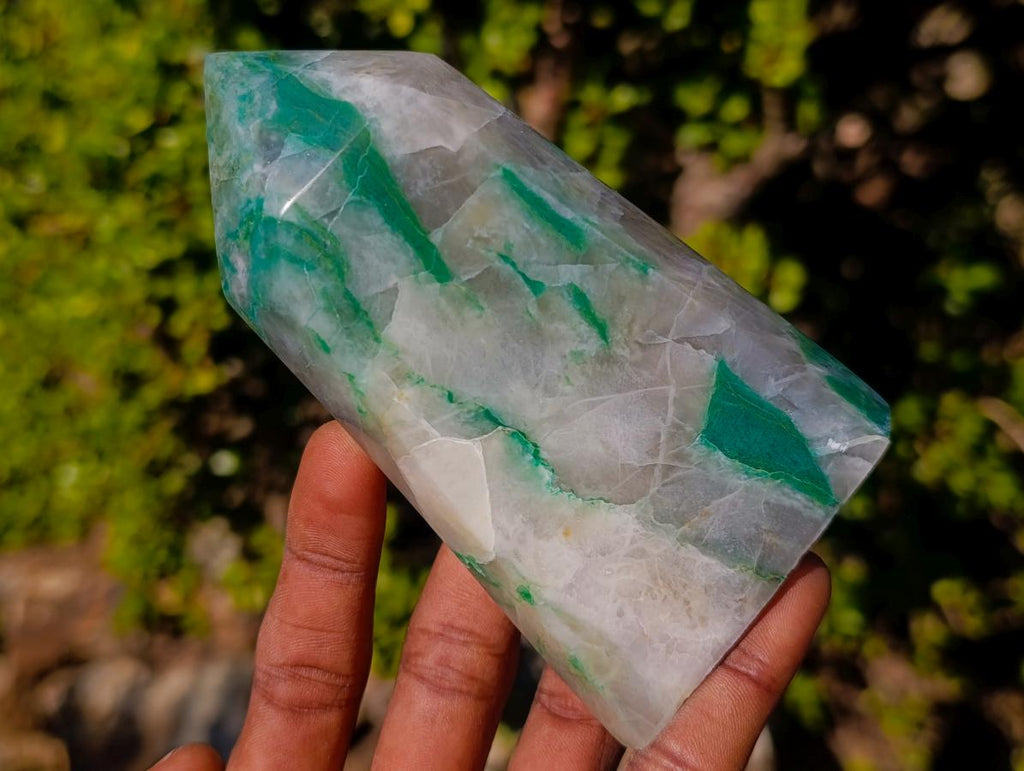 Polished Buddstone Standing Display Crystals x 3 From Swaziland - Toprock Gemstones and Minerals 