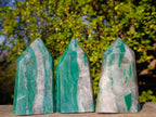 Polished Buddstone Standing Display Crystals x 3 From Swaziland - Toprock Gemstones and Minerals 